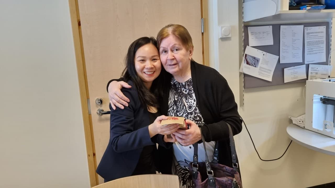 Gifted Vietnamese Coffee to an Author of Playful Learning Book